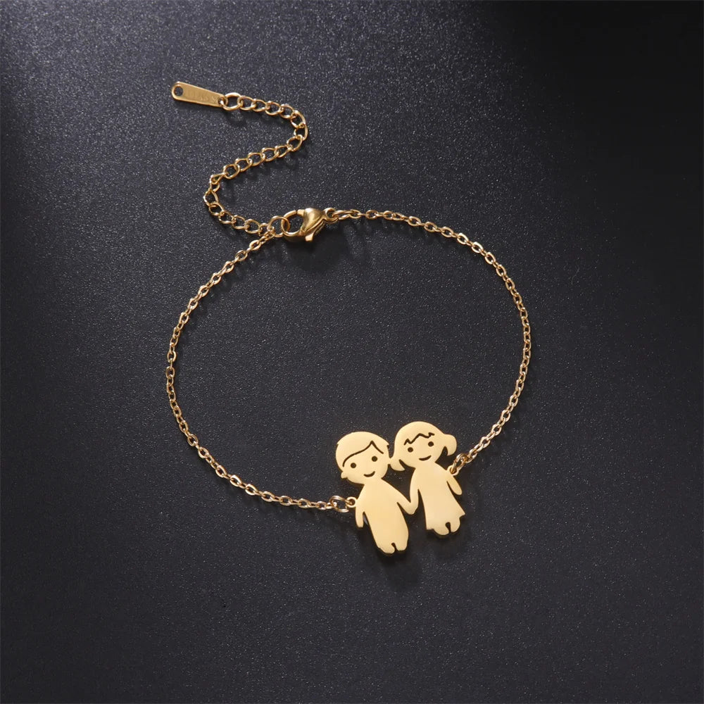 Familienarmband Gold - Ansicht 3