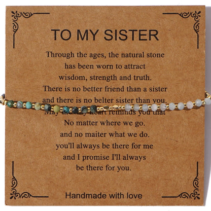 Armband Schwester Gold