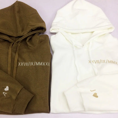 Partner Pullover 2er Set mit Datum