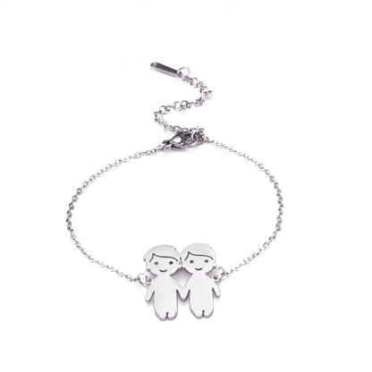 Familien Armband Silber - Ansicht 5