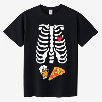 Schere Stein Paar Bier Shirt