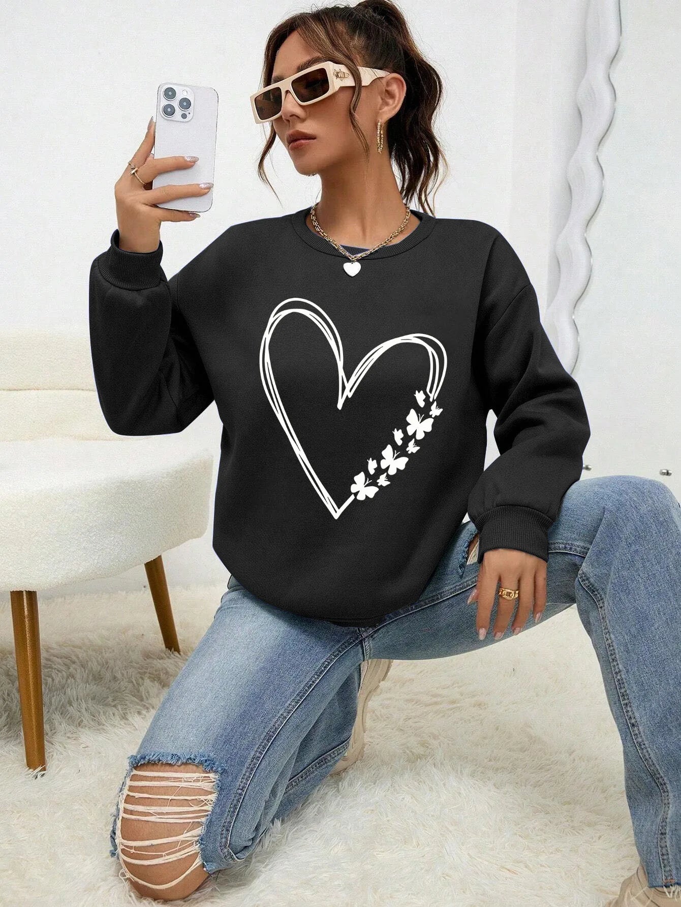 Böses Herz Pullover