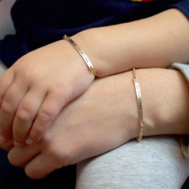 Sister Morse Code Bracelet - Ansicht 2