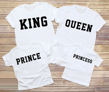 Familien T Shirts King Queen