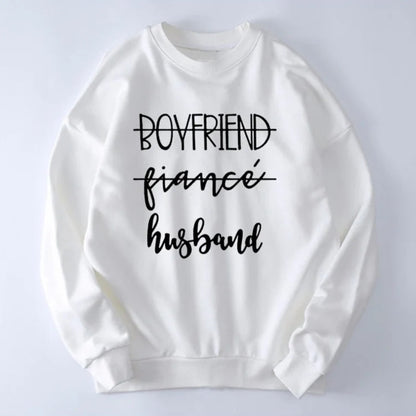 Partner Pullover Buchstaben