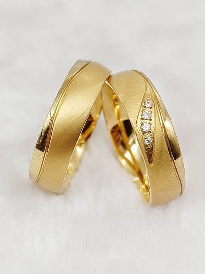 Husband Wife Marriage Wedding Ring Designs For Couple