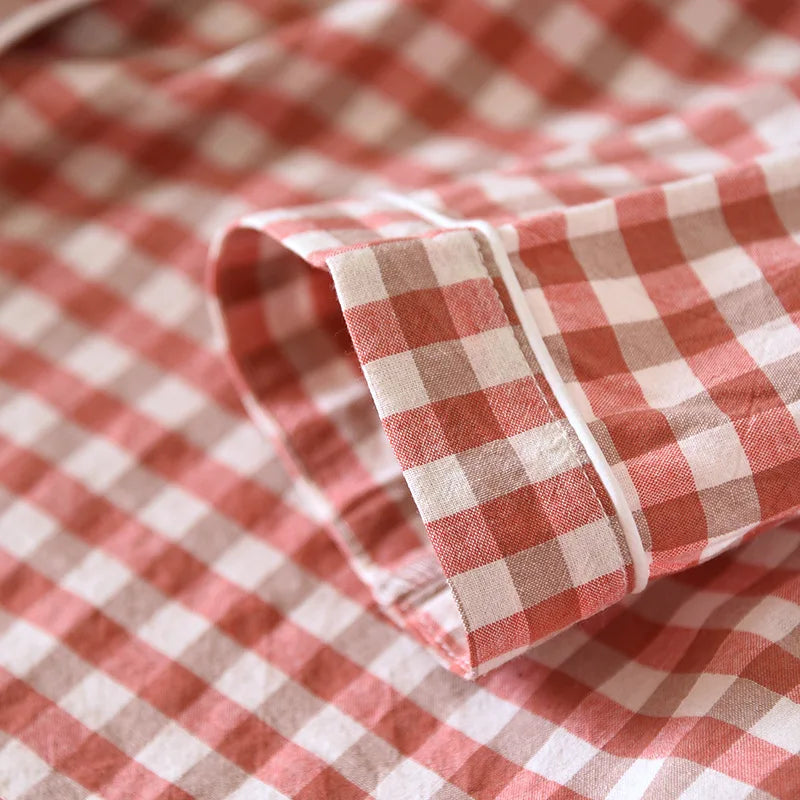 Couples Plaid Pajamas