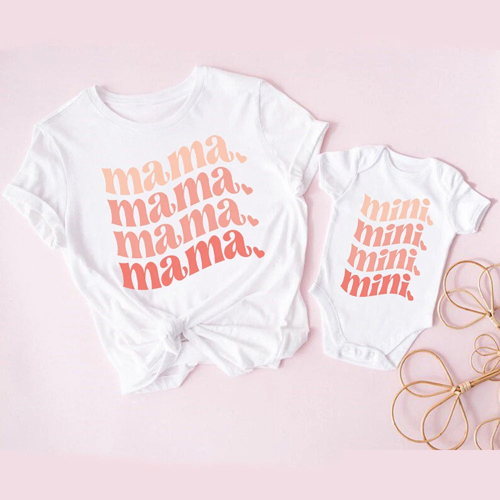 Mutter Tochter T-Shirts Drucken