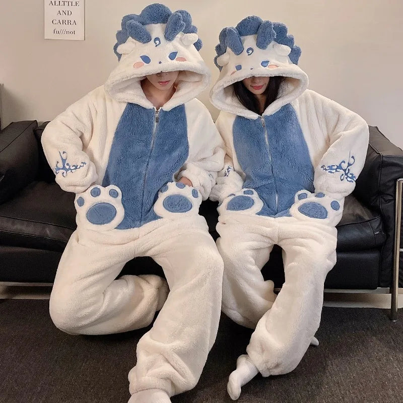 Christmas Jumpsuit Couple