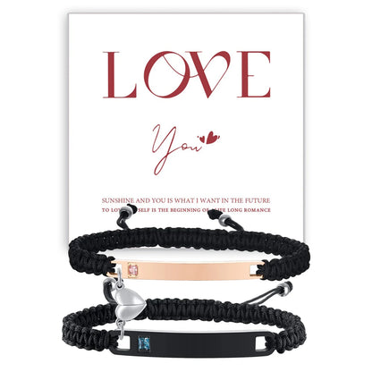 Pärchen Armbänder Stoff