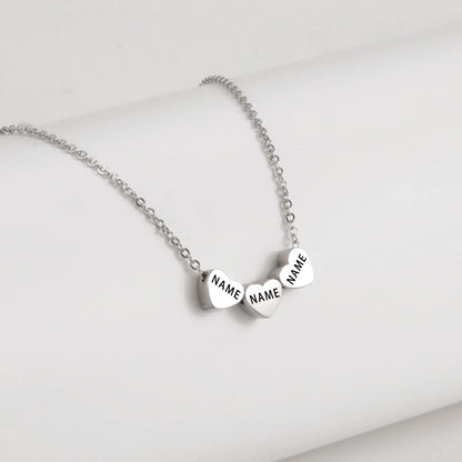 Familienkette Plättchen Silber - Ansicht 2