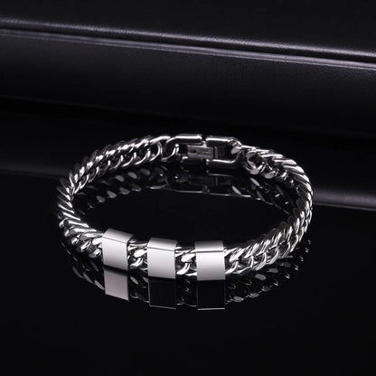 Armband Papa Silber