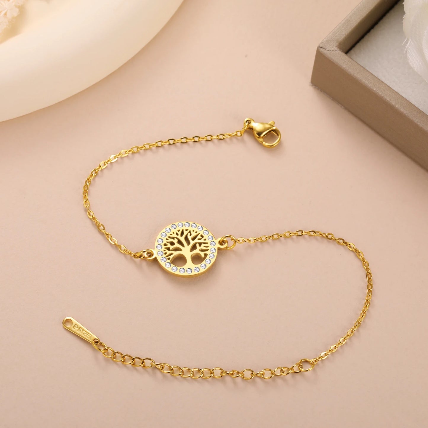 Mutter Tochter Armband Lebensblume