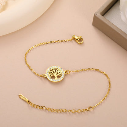 Mutter Tochter Armband Lebensblume