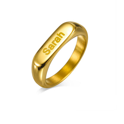 Paar Ringe Mit Gravur Silber