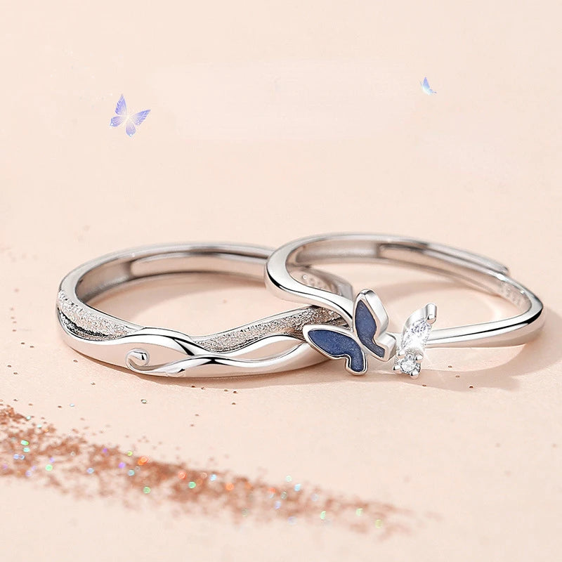 Schmetterling Ring Partner