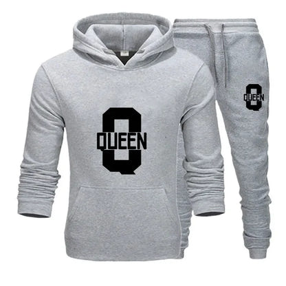 King Queen Hoodie Grau – Ansicht 3