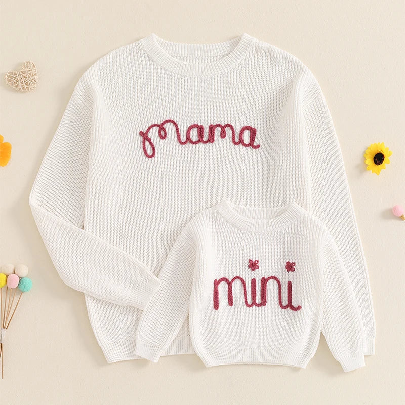 Partner Pullover Mutter Tochter