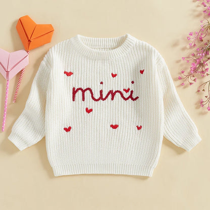 Mutter Tochter Pullover Weihnachten