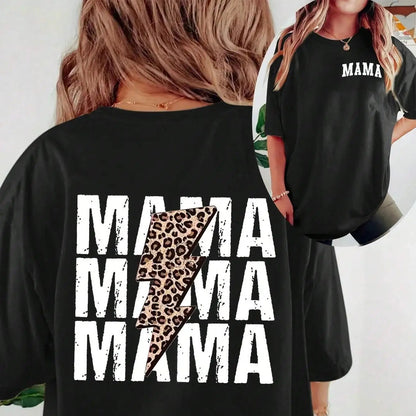 Mama T-Shirt Mit Blitz