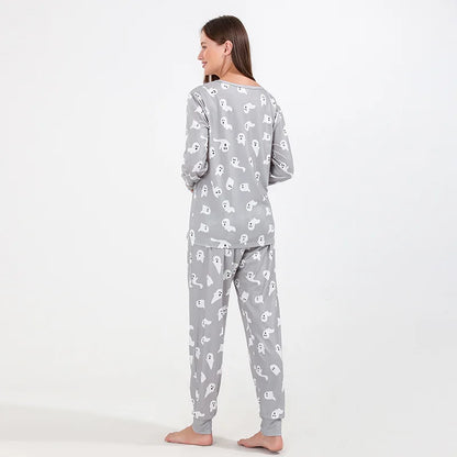 Familien Pyjama Baumwolle