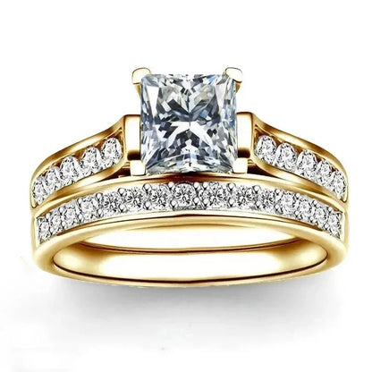 Couple Band Rings Gold