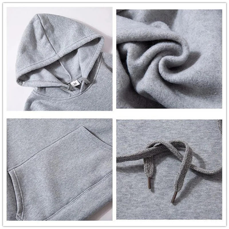 King Queen Hoodie Grau – Ansicht 4