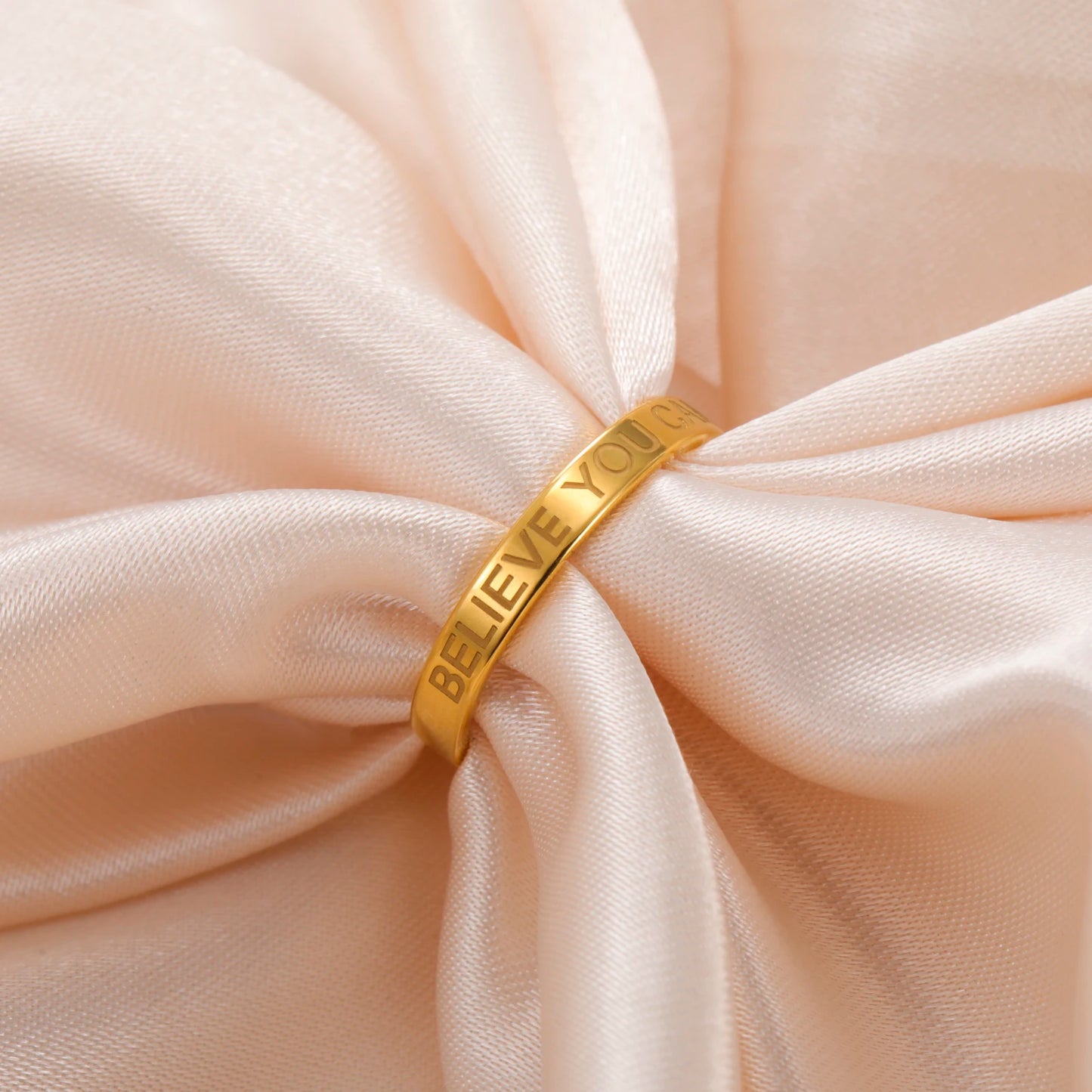Couple Name Ring Gold