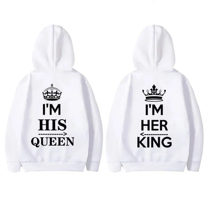 King And Queen Hoodies Plus Size – Ansicht 3