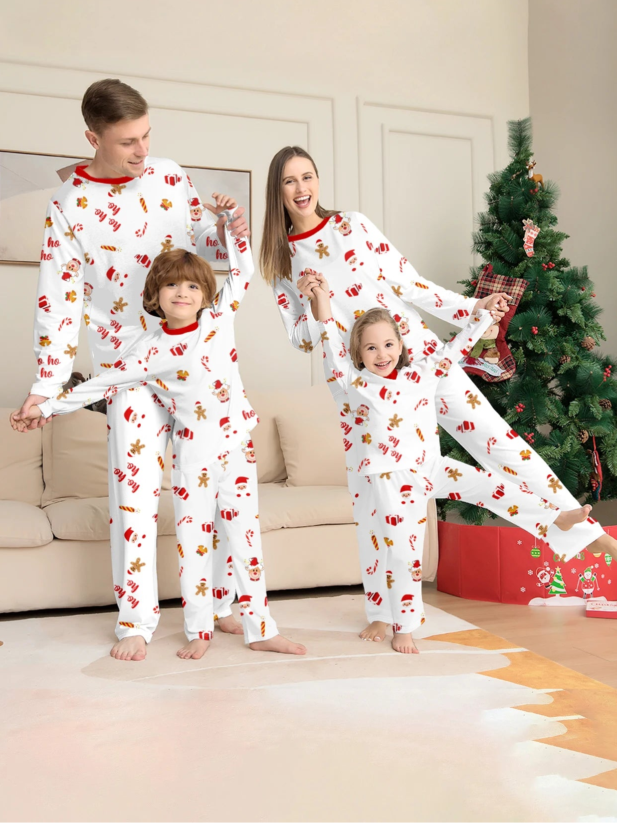 gingerbread-family-pajamas