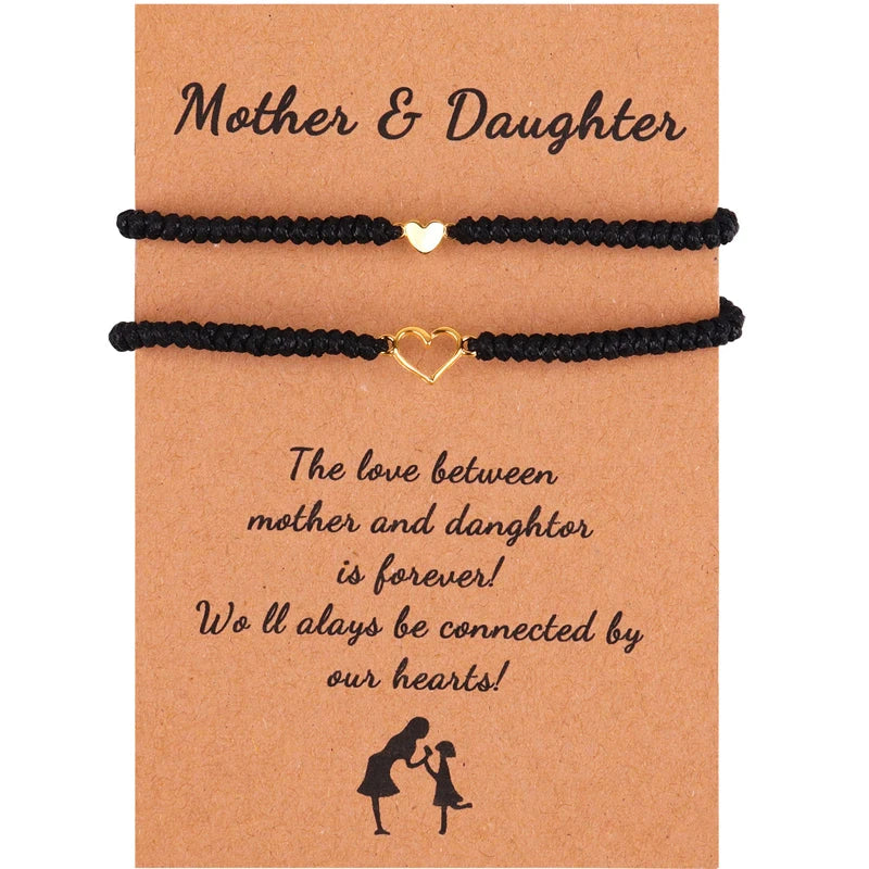 Mutter Tochter Armband Leder