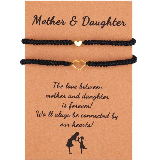 Mutter Tochter Armband Leder