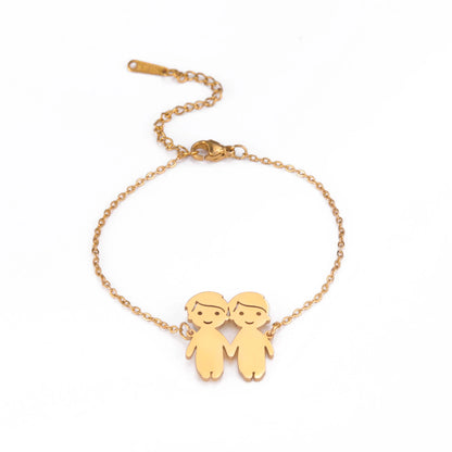 Familienarmband Gold - Ansicht 5