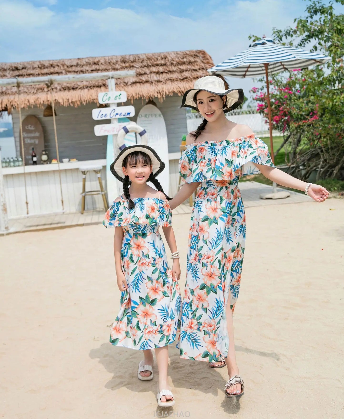 Mom And Baby Daughter Matching Outfits