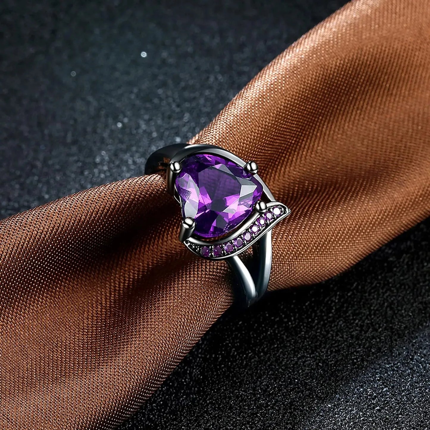 Couple Ring Heart