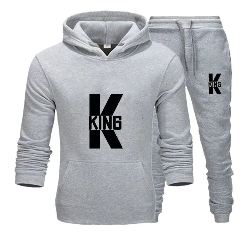 King Queen Hoodie Grau – Ansicht 2