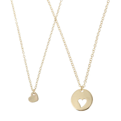 Mutter Tochter Kette Gold
