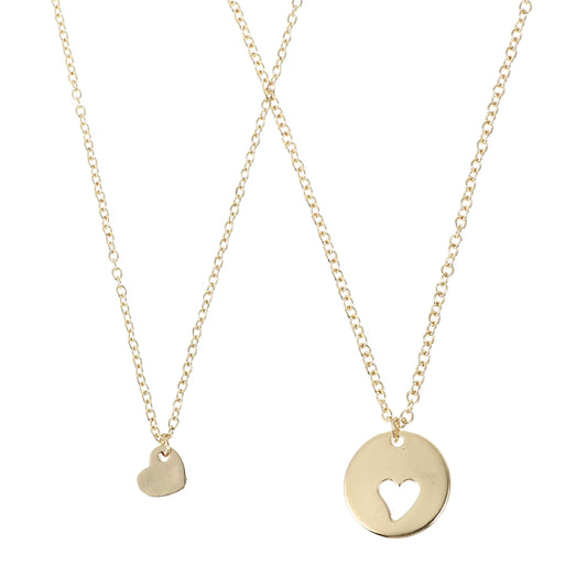 Mutter Tochter Kette Gold