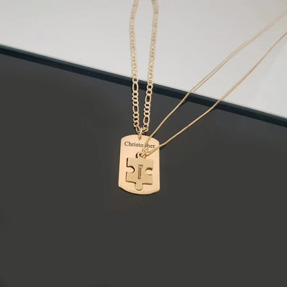 Mutter Tochter Kette Rosegold - Ansicht 2