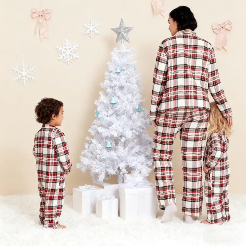 Plaid Pjs For Family – Ansicht 2