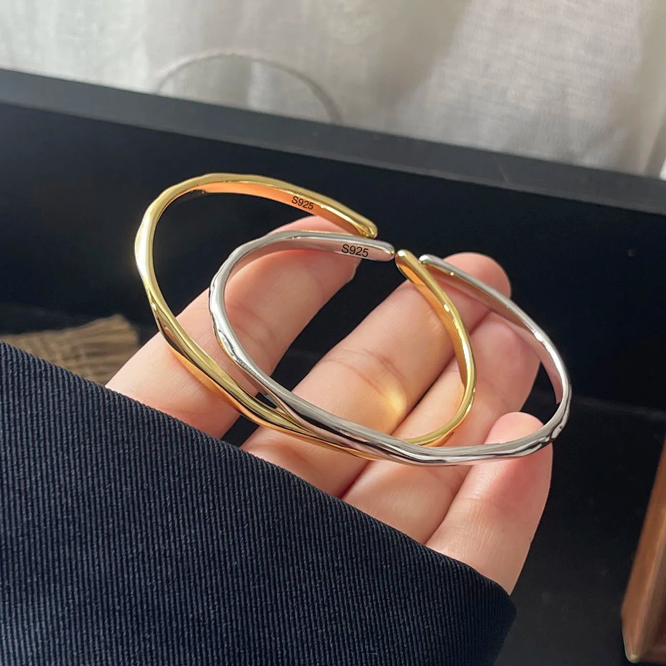 Freundschaftsarmband Silber Gold - Ansicht 2