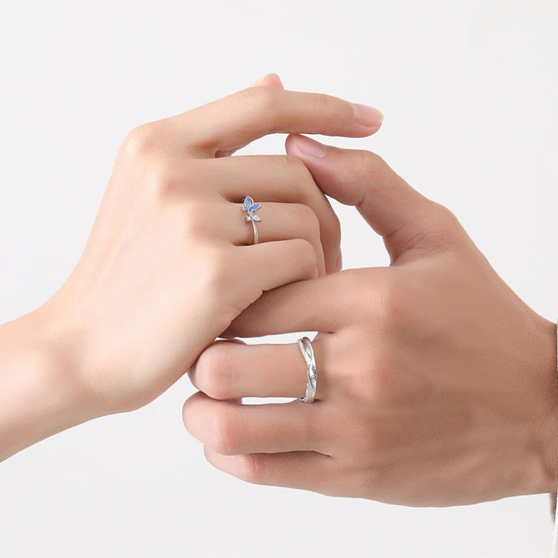 Schmetterling Ring Partner