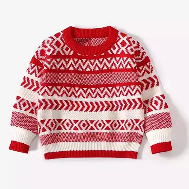 Weiter Familienpullover