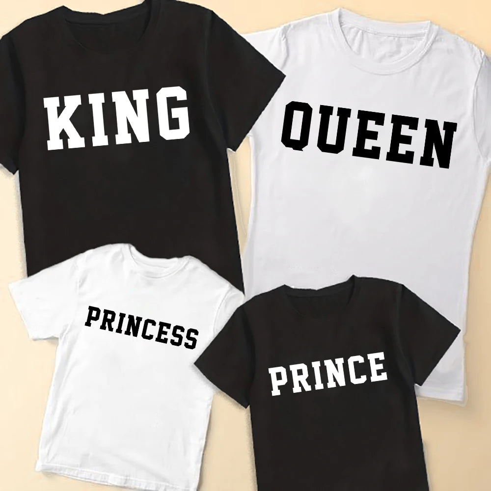 Familien T Shirts King Queen
