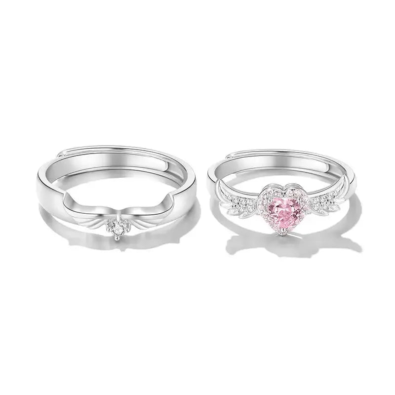 Girlfriend Simple Promise Ring For Couples