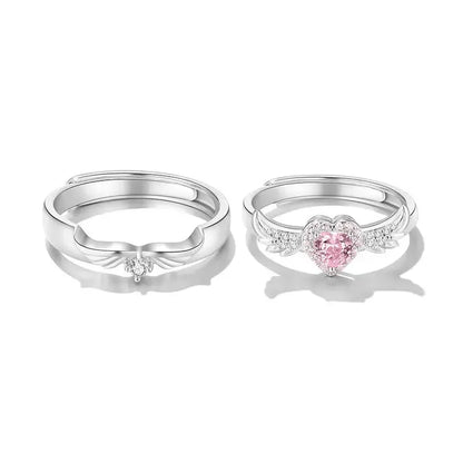 Girlfriend Simple Promise Ring For Couples