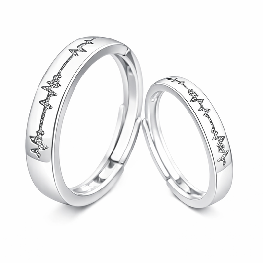 Silver Couple Rings India