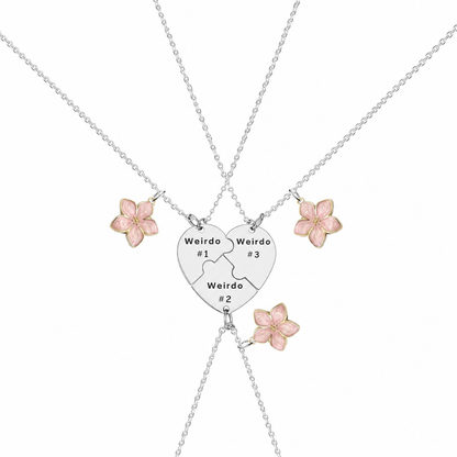 Sister Heart Necklaces
