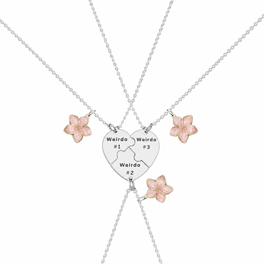 Sister Heart Necklaces