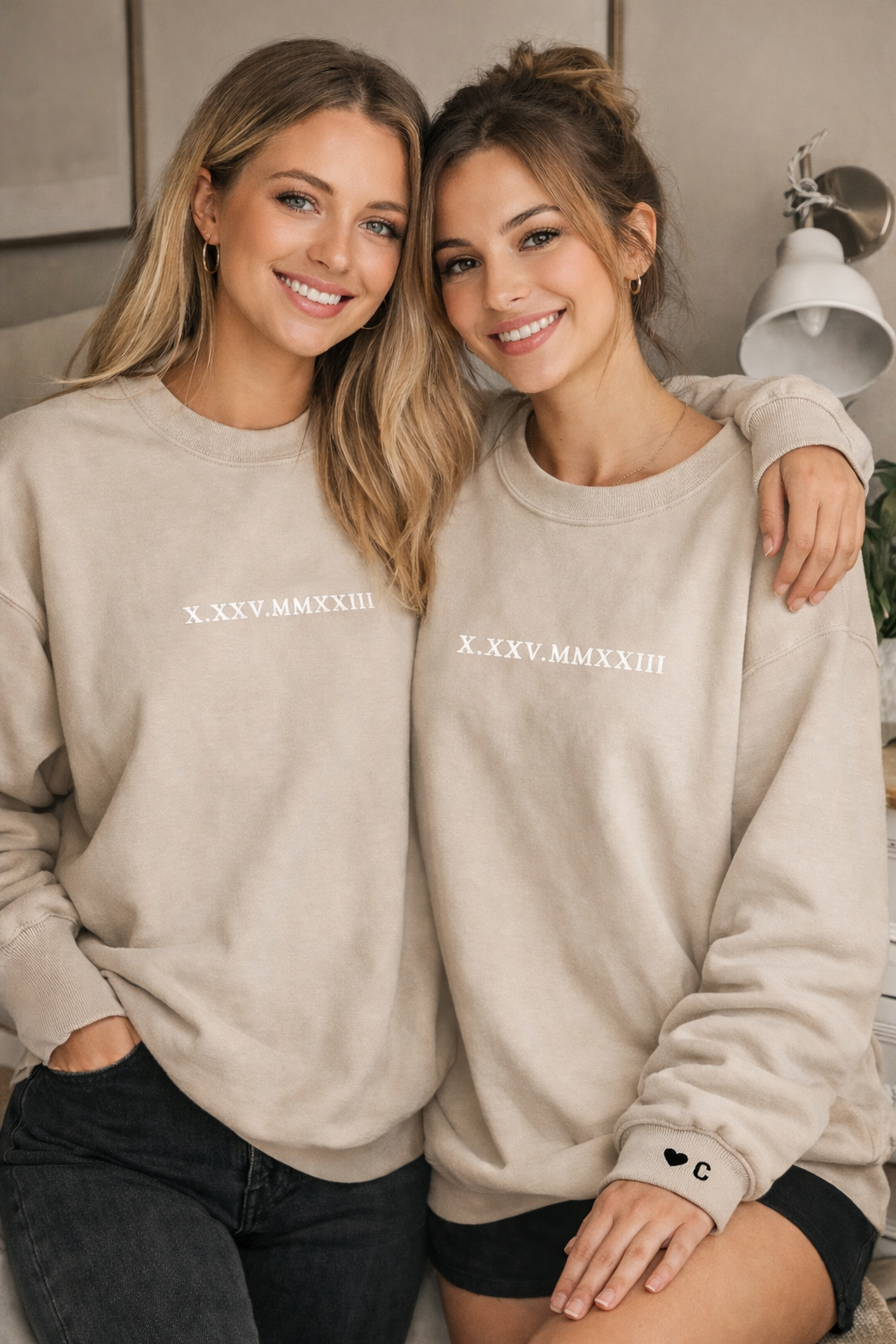 Sisters Partnerlook Pullis